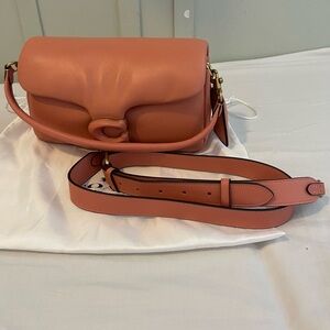 Coach Pillow Tabby 26 in Light Coral